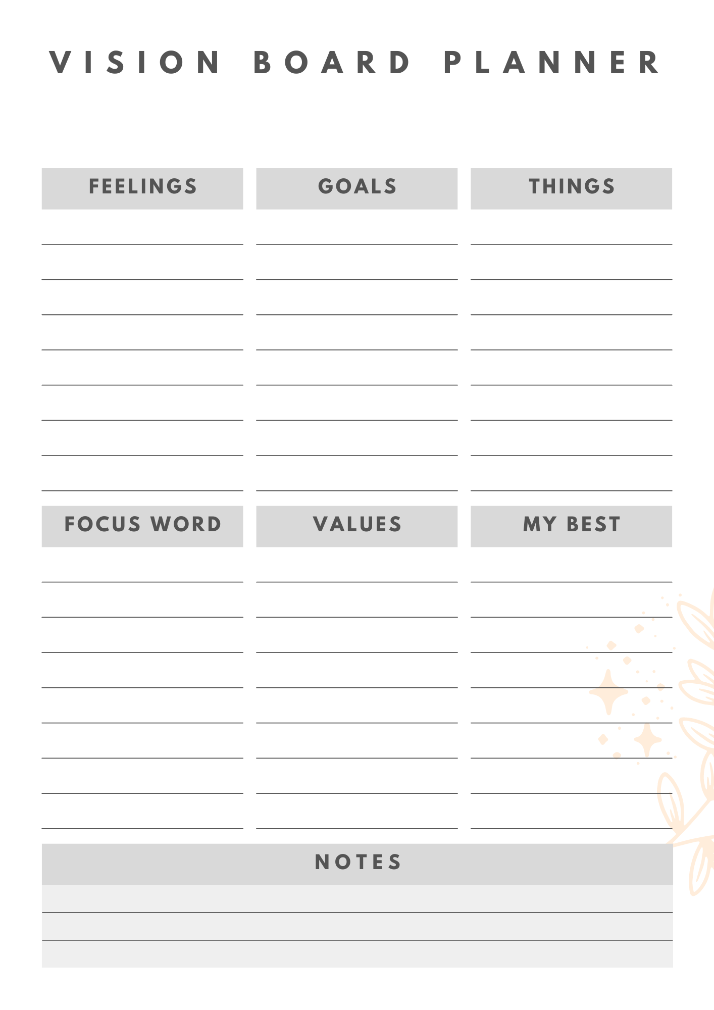 Fitness planner
