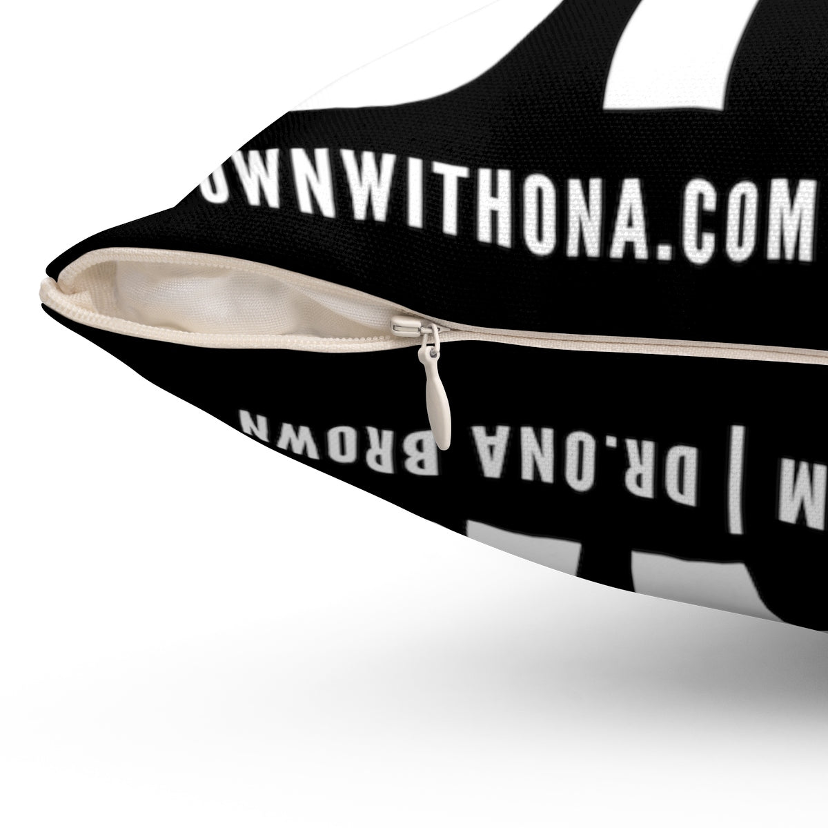 "Own with Ona" Spun Polyester Square Pillow Case