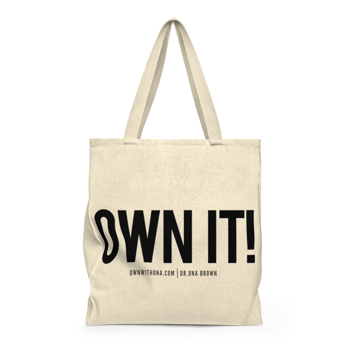 "OWN IT" Shoulder Tote Bag