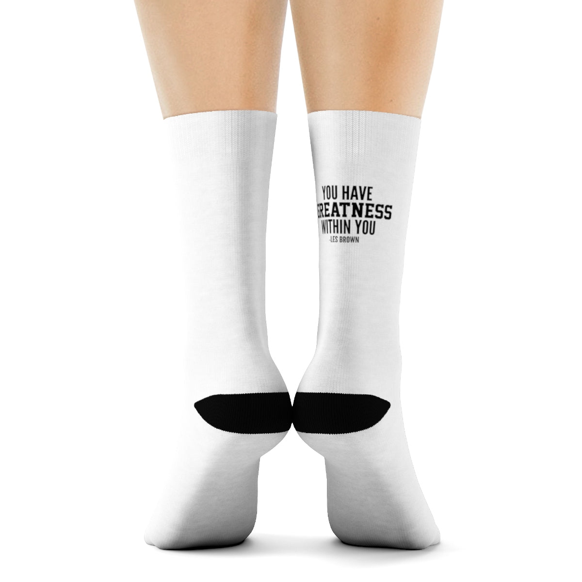 "Greatness Within You" Crew Socks
