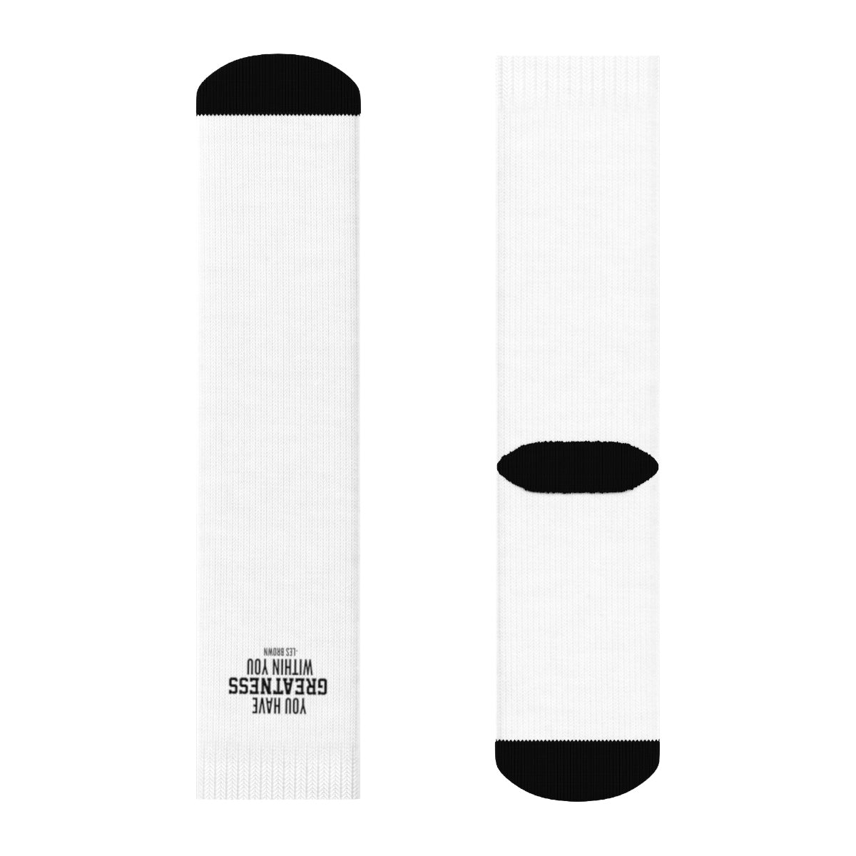 "Greatness Within You" Crew Socks