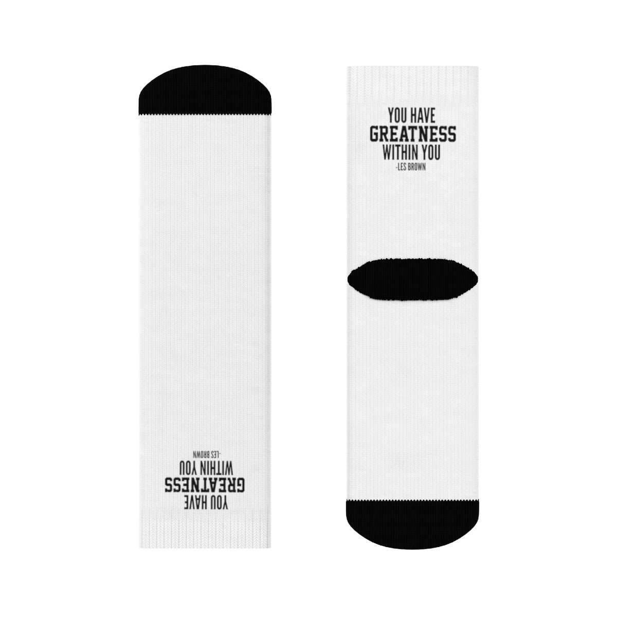 "Greatness Within You" Crew Socks