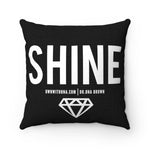 "SHINE" Spun Polyester Square Pillow Case