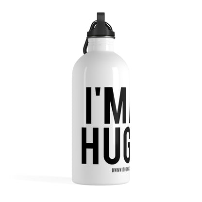 "I'm a Hugger" Stainless Steel Water Bottle