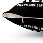"Own Your Dreams" Spun Polyester Square Pillow Case