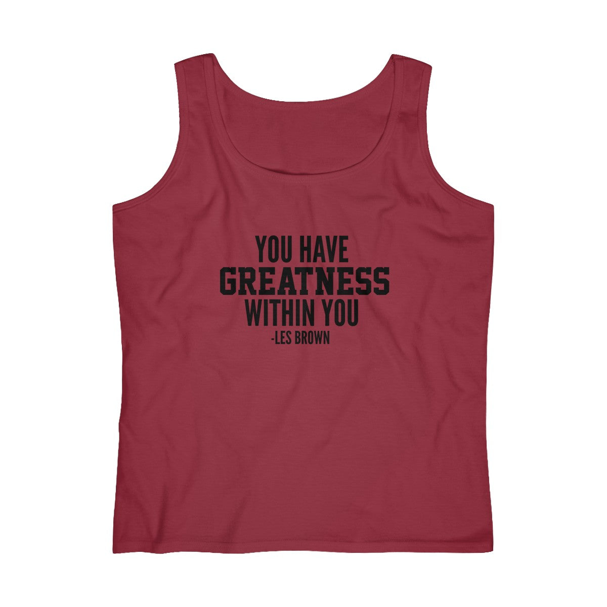 "Greatness Within You" Women's Lightweight Tank Top